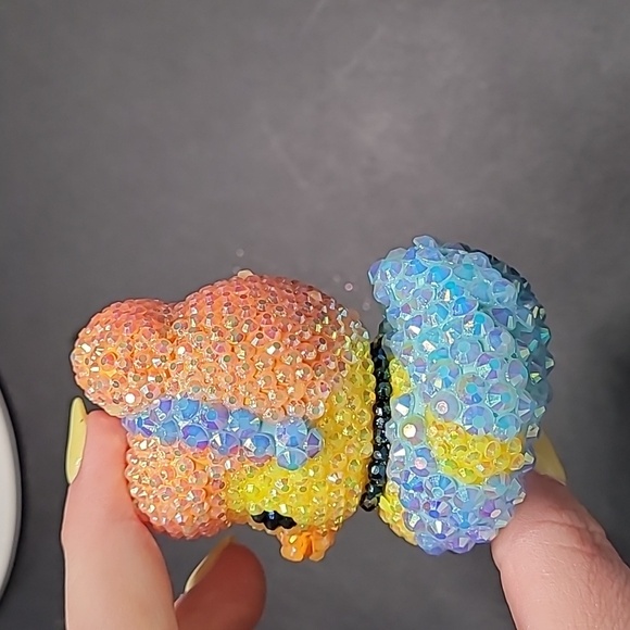 Rhinestone Cinderella rubber duck FINAL MARKDOWN - Picture 2 of 5